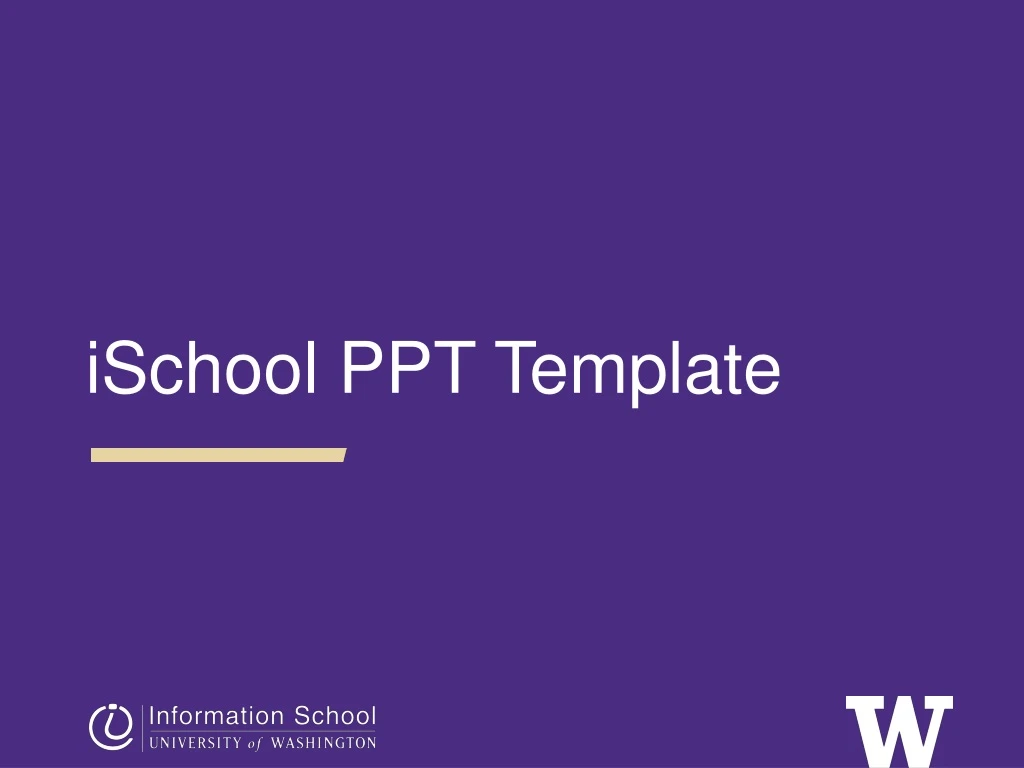 ischool ppt template