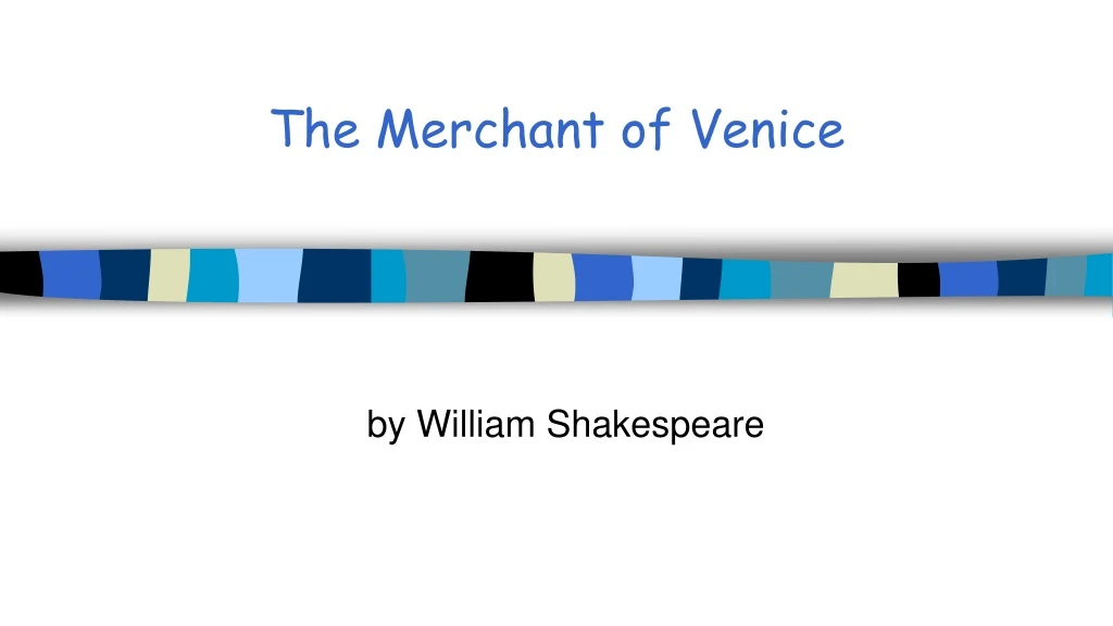 the merchant of venice