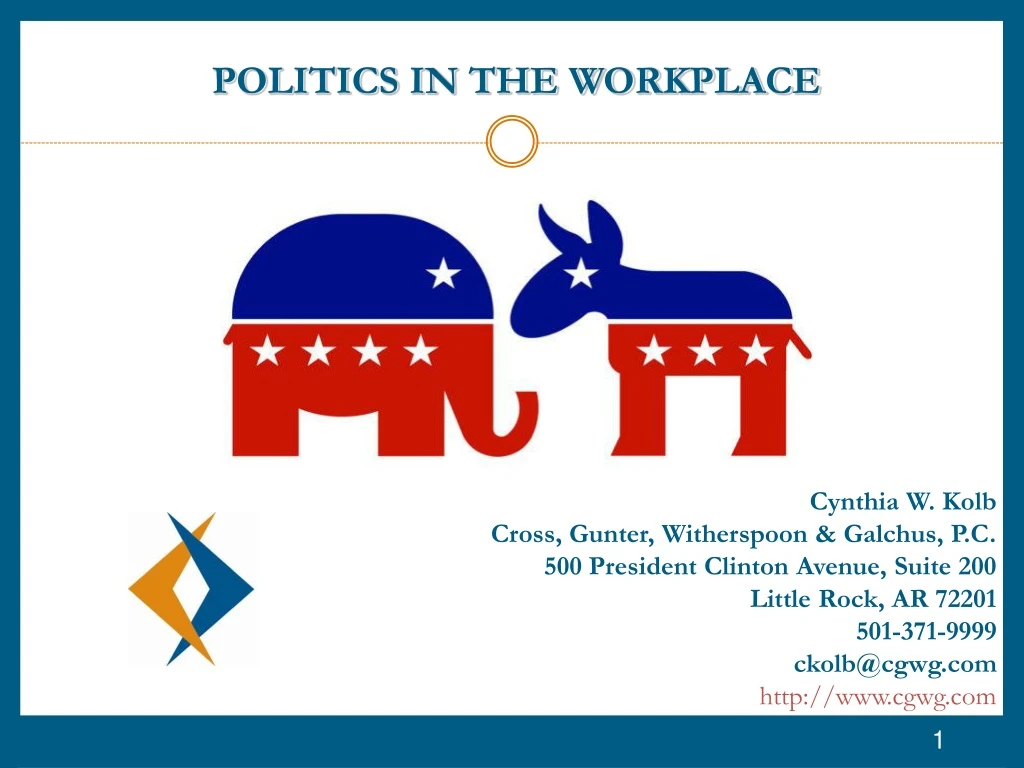 politics in the workplace cynthia w kolb cross