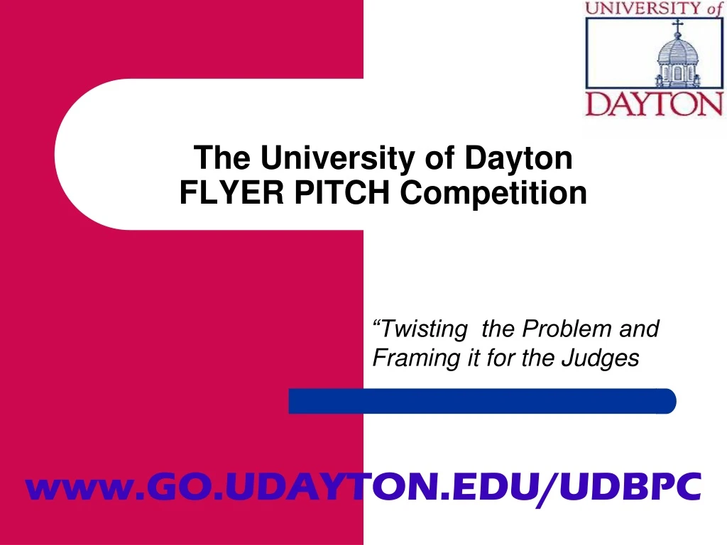 the university of dayton flyer pitch competition