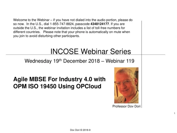 INCOSE Webinar Series