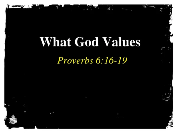 What God Values