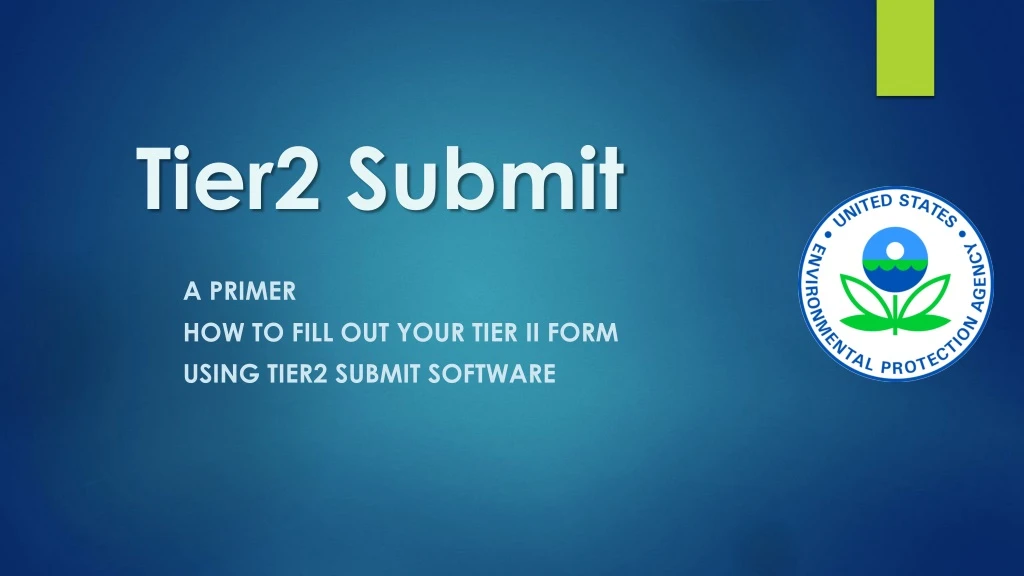 tier2 submit