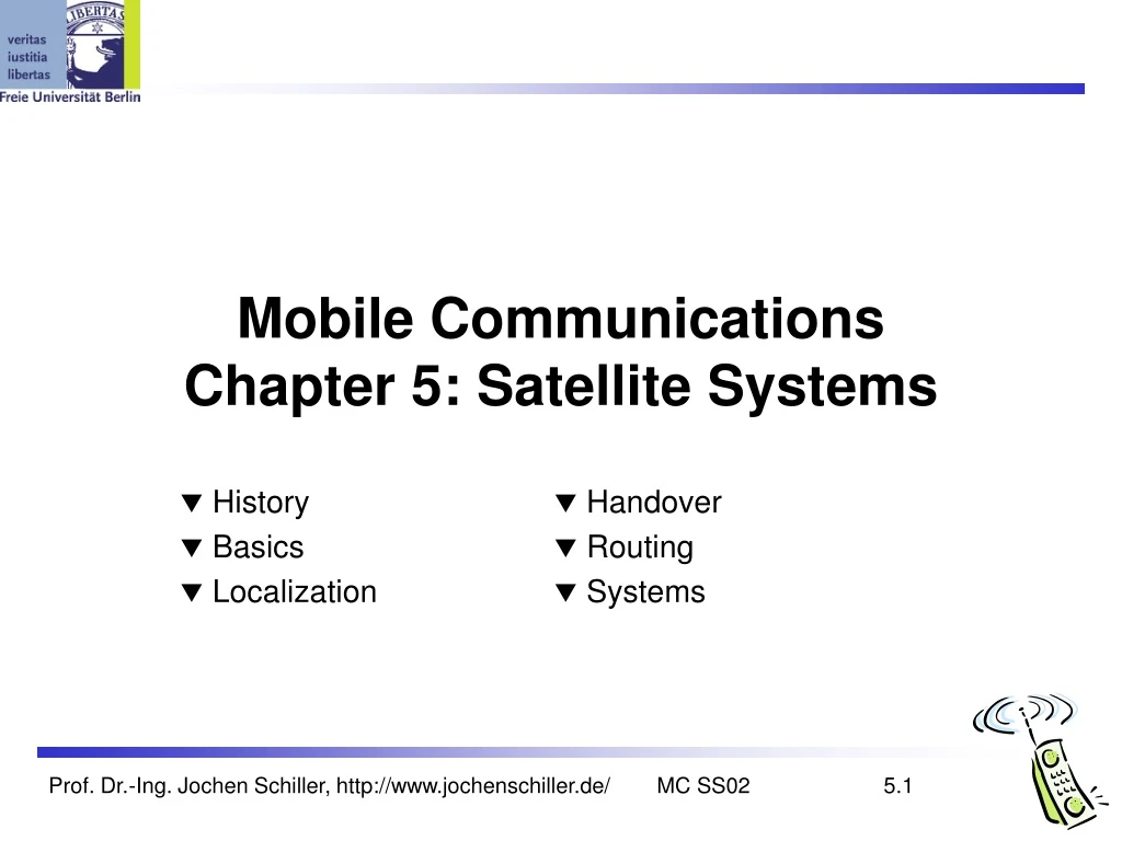 mobile communications chapter 5 satellite systems