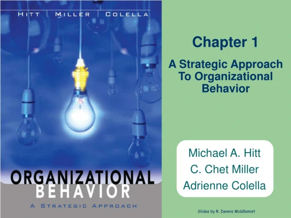 A Strategic Approach To Organizational Behavior