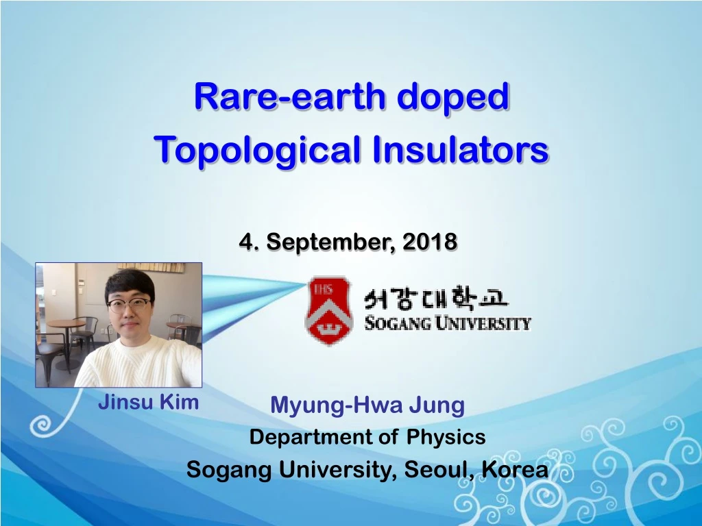 rare earth doped topological insulators