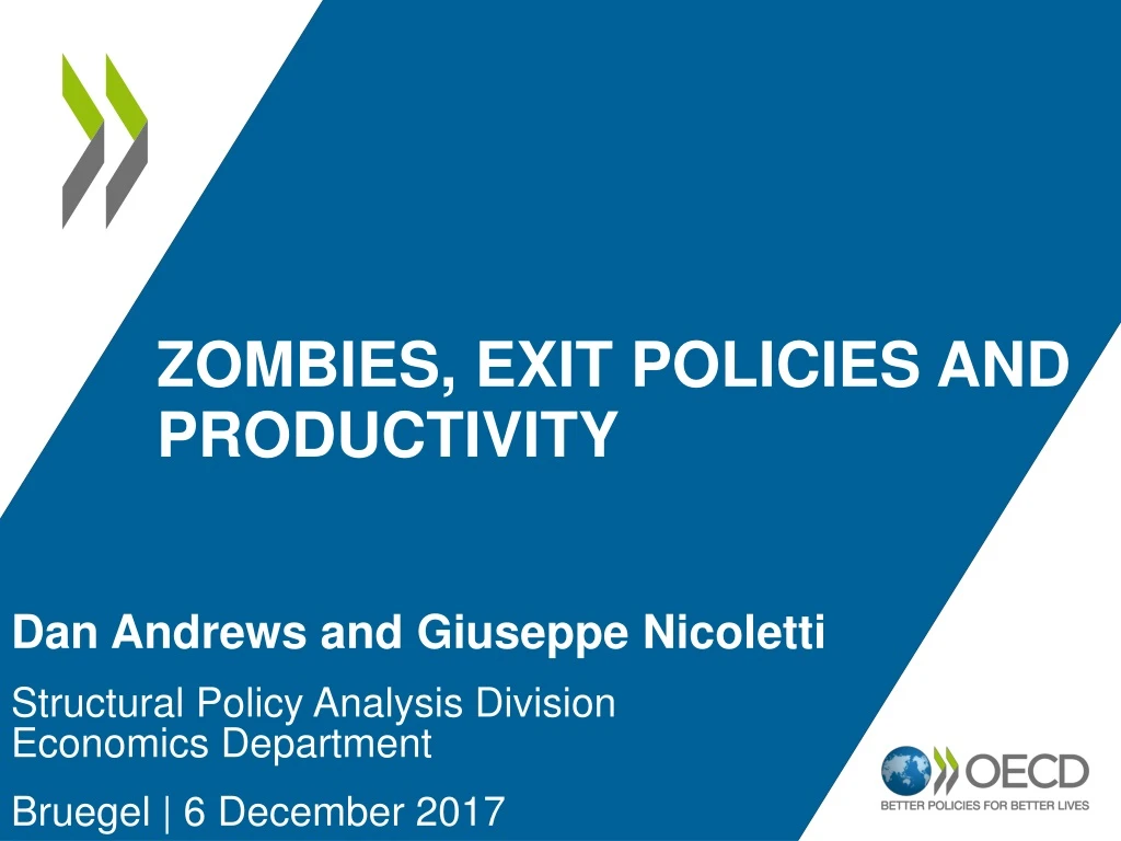 zombies exit policies and productivity