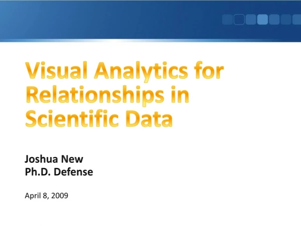 Visual Analytics for Relationships in Scientific Data