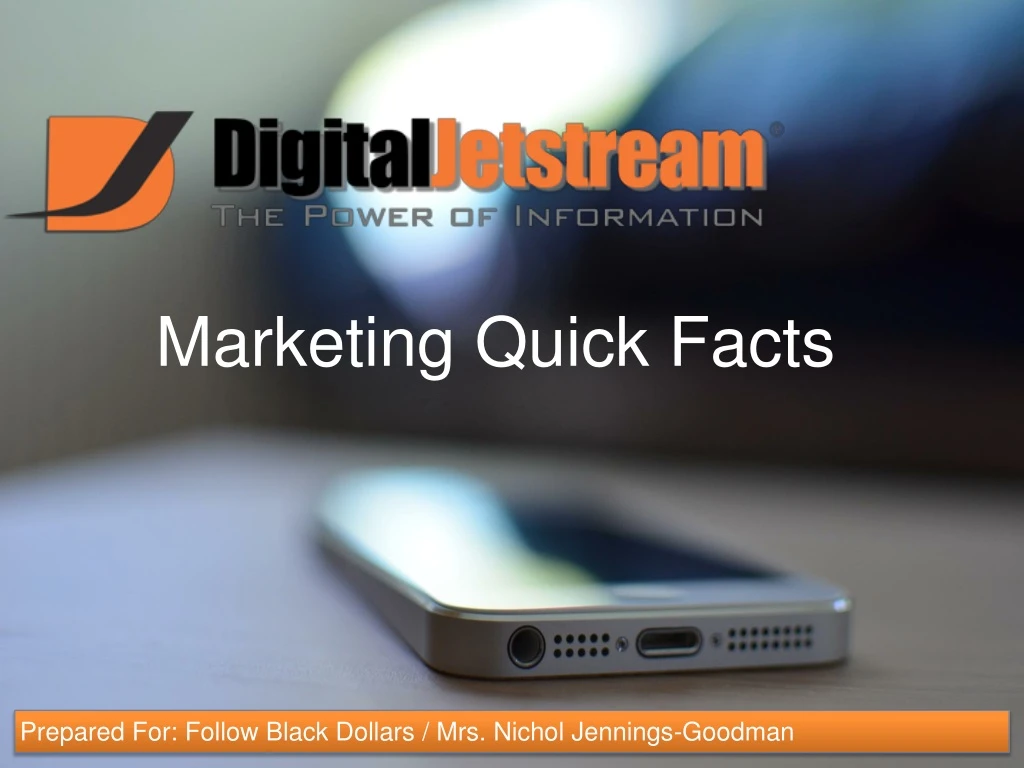 marketing quick facts