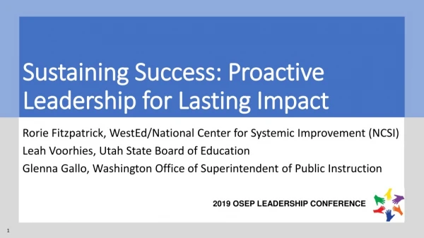 Sustaining Success: Proactive Leadership for Lasting Impact