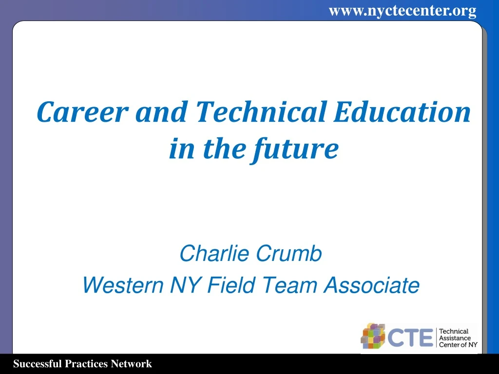 career and technical education in the future