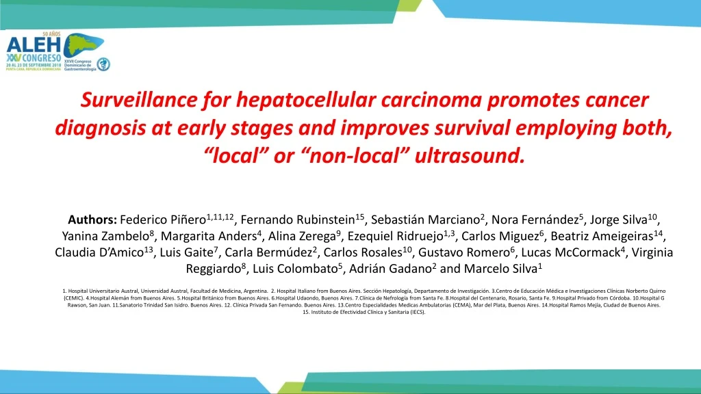 surveillance for hepatocellular carcinoma