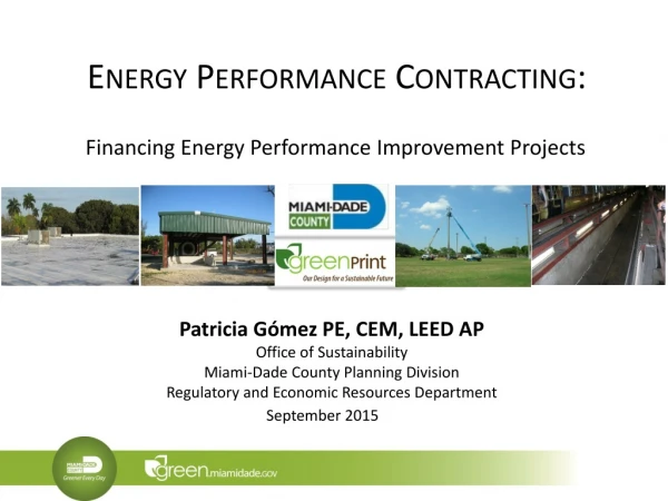 Energy Performance Contracting: