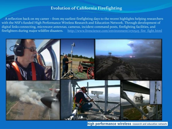 Evolution of California Firefighting