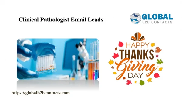 Clinical Pathologist Email List, Clinical Pathologist Email Leads