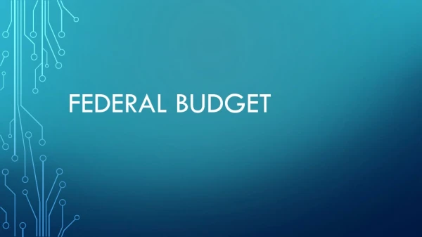 Federal Budget