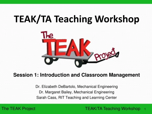 TEAK/TA Teaching Workshop