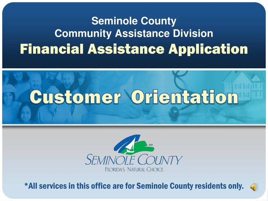 seminole county community assistance division financial assistance application