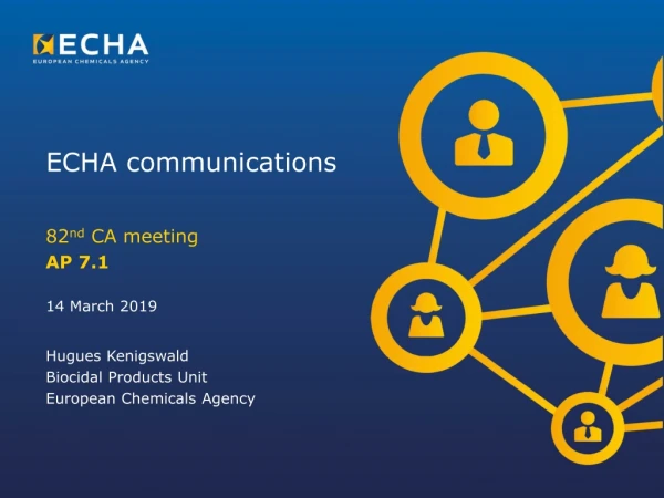 ECHA communications