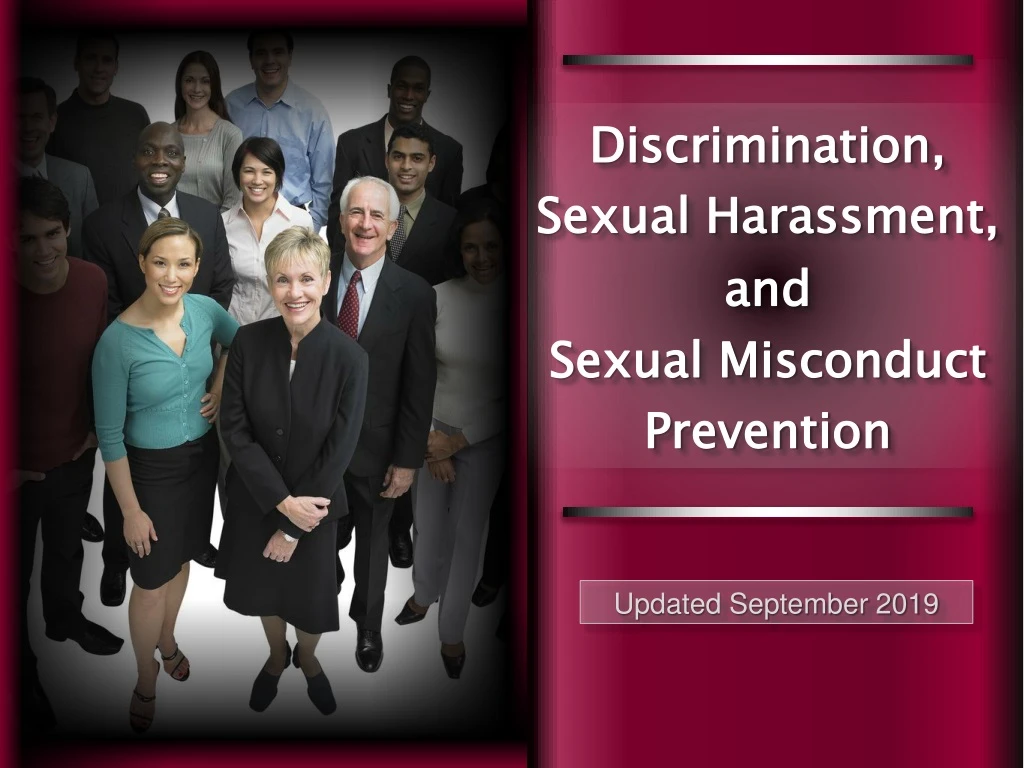 discrimination sexual harassment and sexual