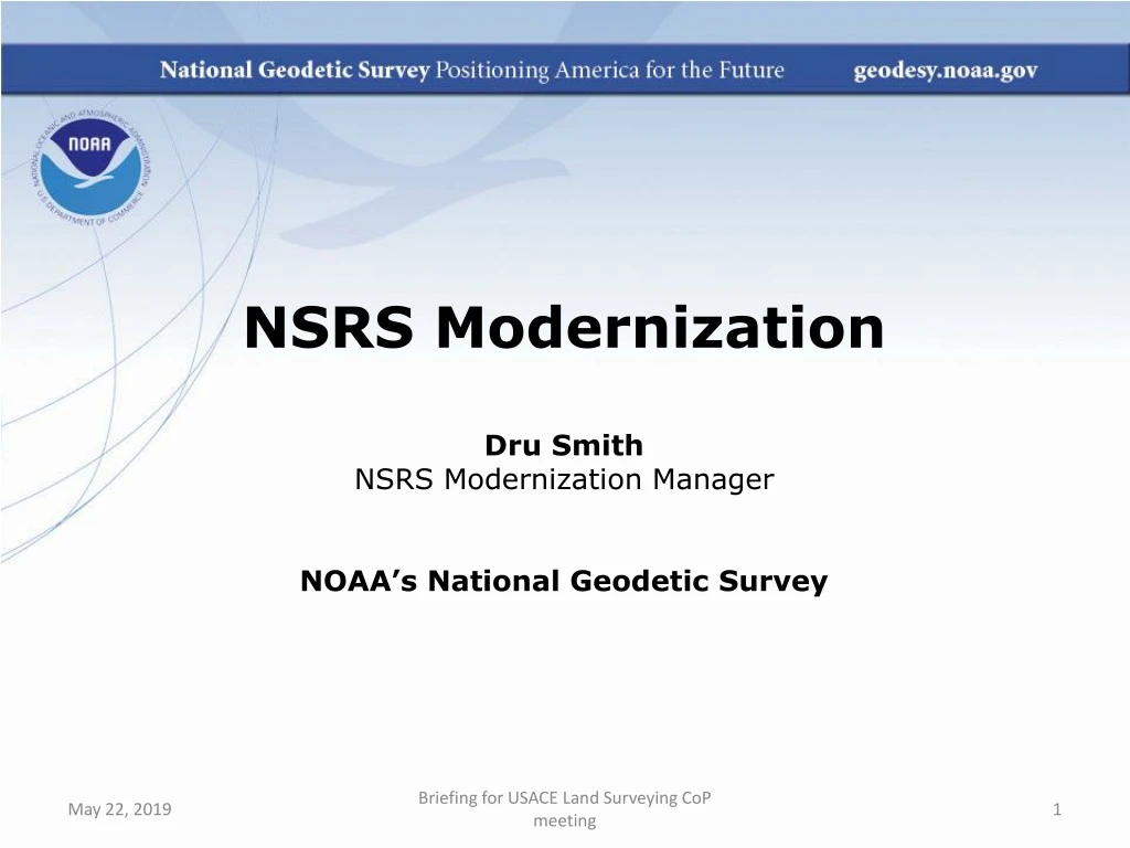 nsrs modernization dru smith nsrs modernization