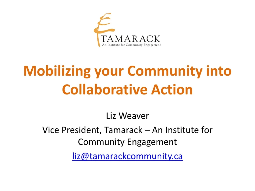 mobilizing your community into collaborative action