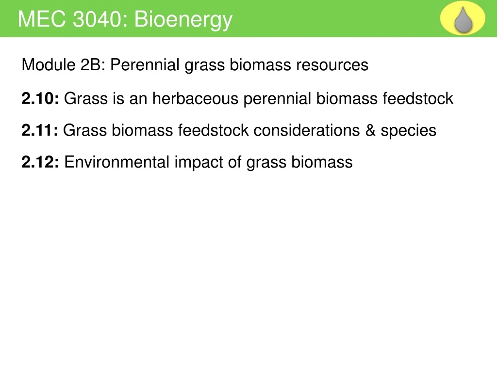 mec 3040 bioenergy