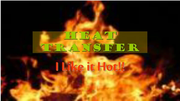 Heat Transfer