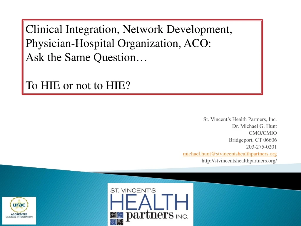 clinical integration network development