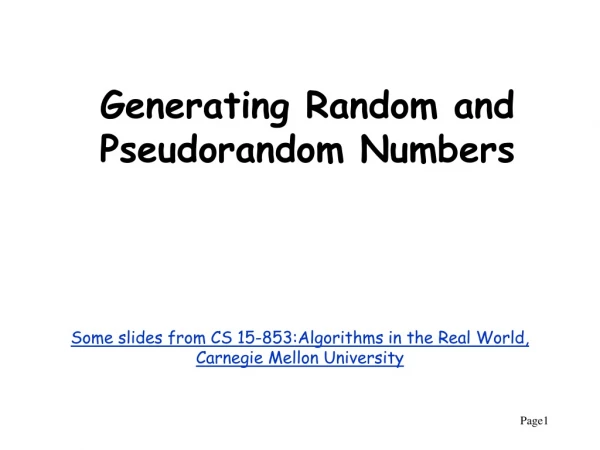 Some slides from CS 15-853:Algorithms in the Real World, Carnegie Mellon University