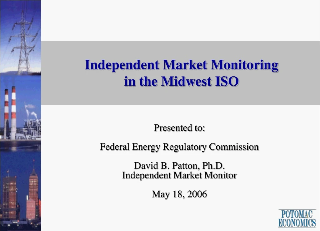 independent market monitoring in the midwest iso