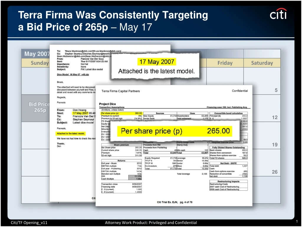 terra firma was consistently targeting