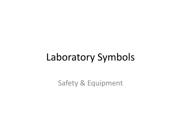 Laboratory Symbols