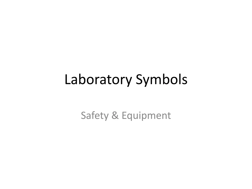 laboratory symbols