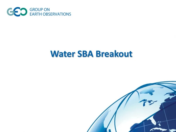 Water SBA Breakout