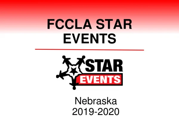 FCCLA STAR EVENTS