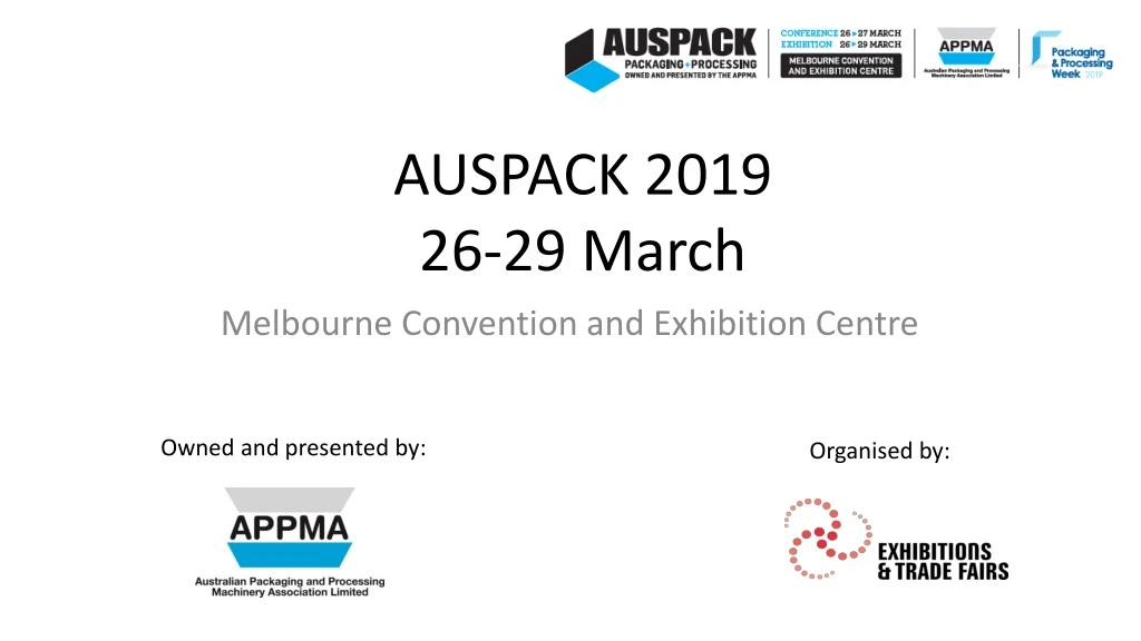 auspack 2019 26 29 march