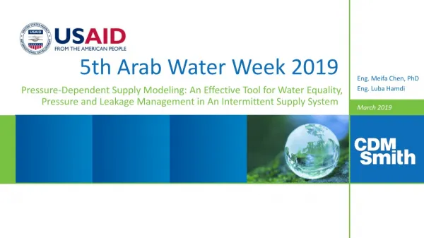 5th Arab Water Week 2019