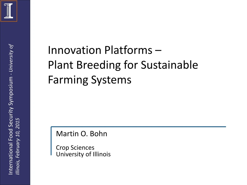 innovation platforms plant breeding