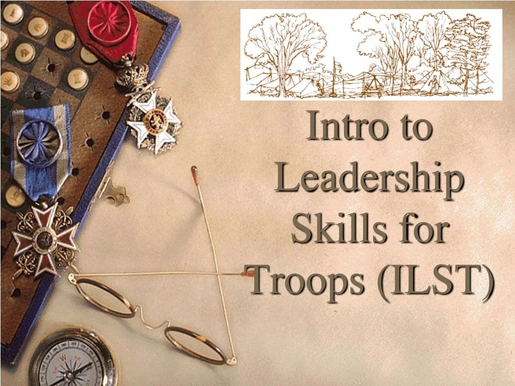 intro to leadership skills for troops ilst