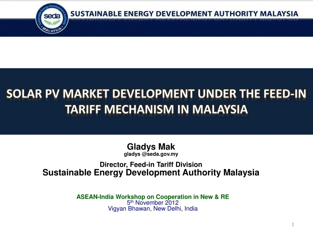 solar pv market development under the feed