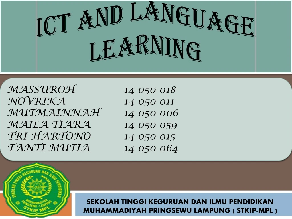 sekolah tinggi keguruan dan ilmu pendidikan muhammadiyah pringsewu lampung stkip mpl