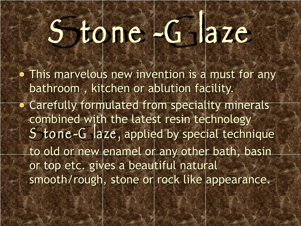 stone glaze