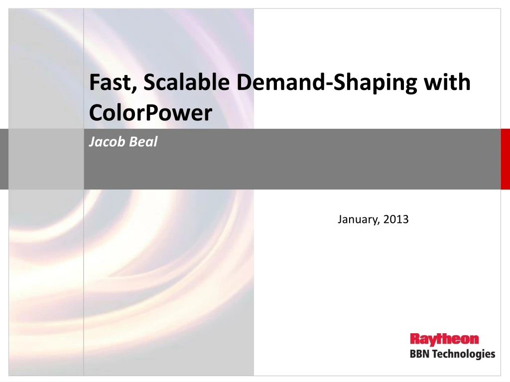 fast scalable demand shaping with colorpower