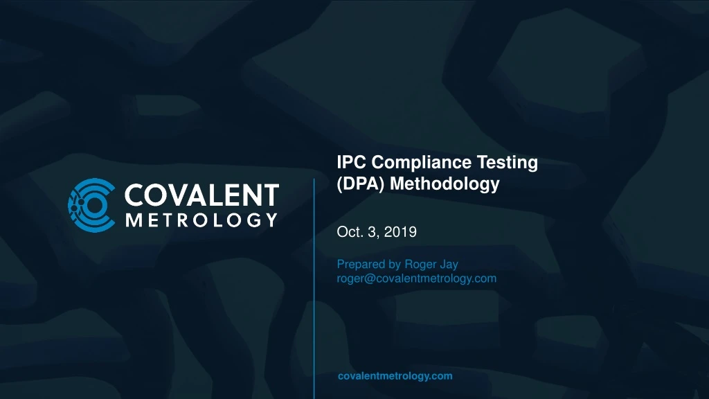 ipc compliance testing dpa methodology