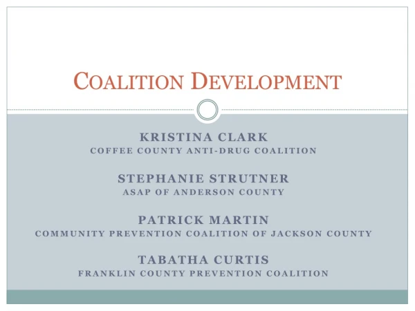 Coalition Development