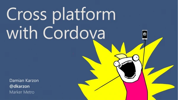 Cross platform with Cordova