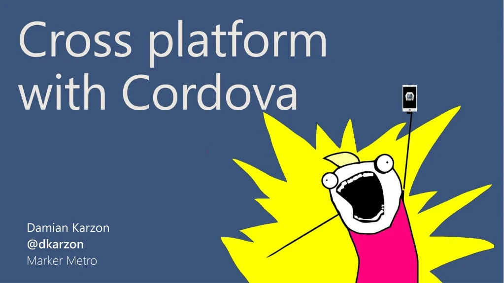 cross platform with cordova