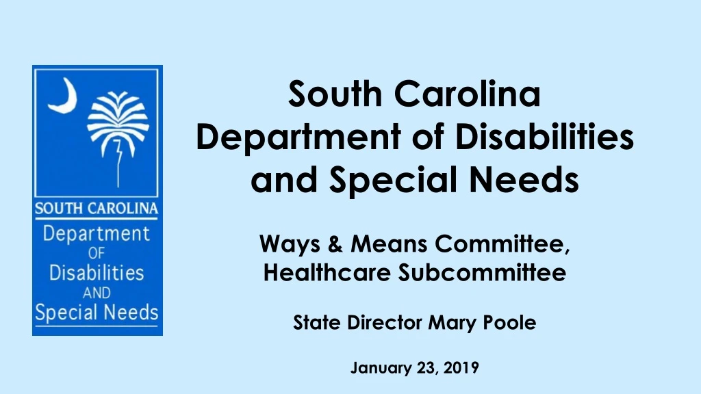 south carolina department of disabilities