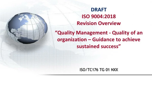 ISO/TC176 TG 01 NXX